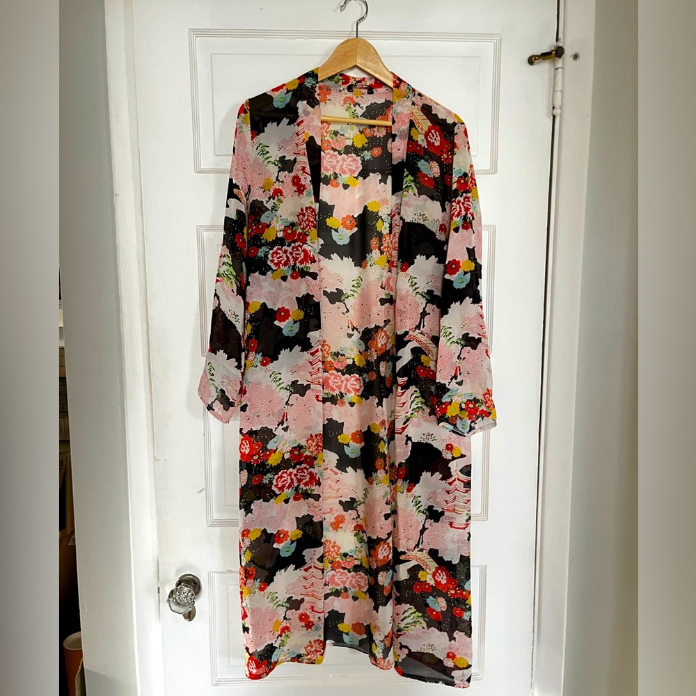 Duster/ kimono style, sheer
